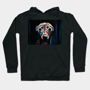 mosaic italian greyhound Hoodie